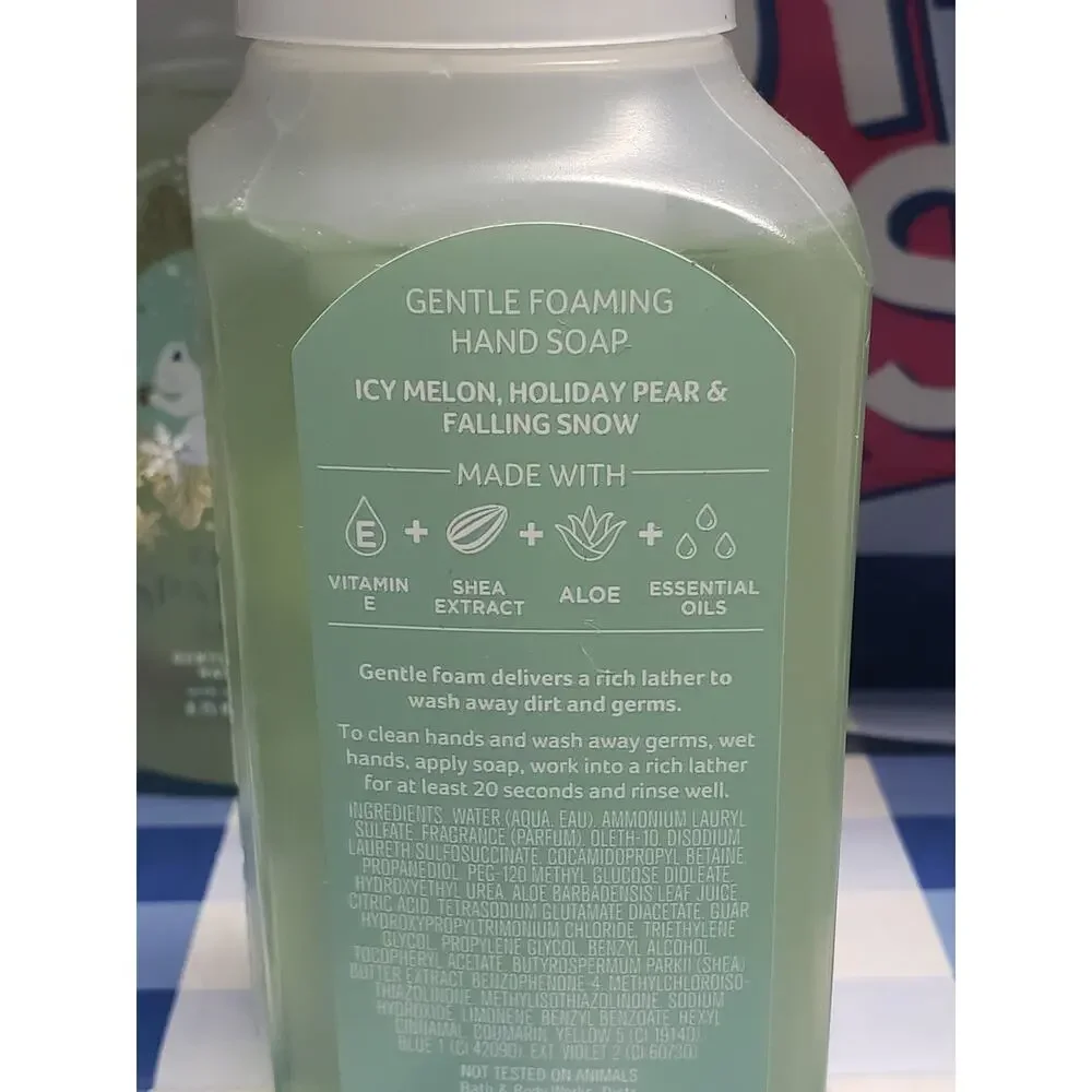BBW Fresh Sparkling Snow Gentle Foaming Hand Soap